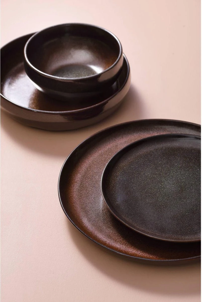 Palmer Serviesset Bama Copper Stoneware 6-persoons 24-delig Koper 15 Palmer Serviesset Bama Copper Stoneware 6-persoons 24-delig Koper - Afbeelding 13