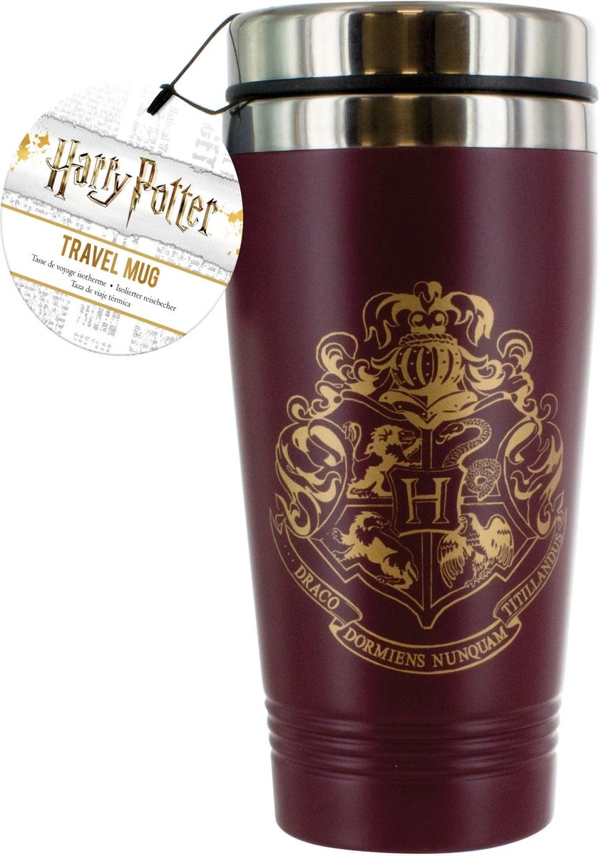 Paladone Harry Potter Reisbeker - Hogwarts - 450 Ml 5 Paladone Harry Potter Reisbeker - Hogwarts - 450 Ml - Afbeelding 3