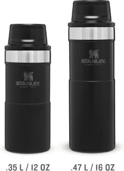 Stanley Trigger-Action Travel Mug 0.47L - Thermosfles - Matt Black -Brita Shop 875x1200