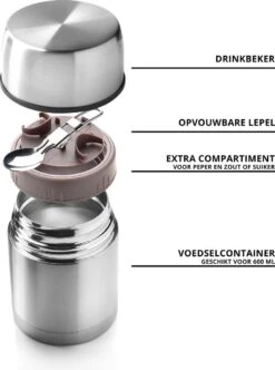 MacGyver Voedselcontainer 600ML - Thermoskan Rvs - Onbreekbaar - 16cm 11 MacGyver Voedselcontainer 600ML - Thermoskan Rvs - Onbreekbaar - 16cm -Brita Shop 894x1200