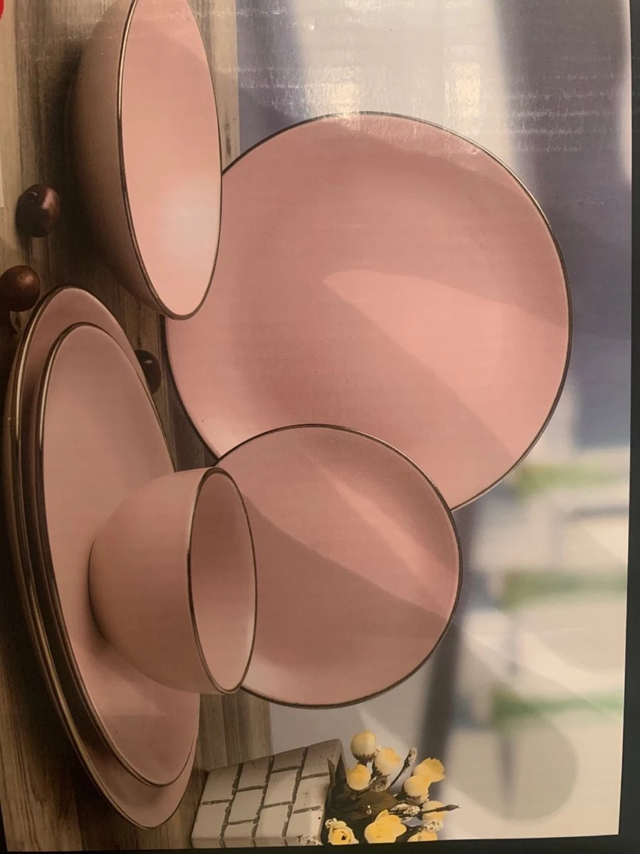 Servies Set 26 Delig Rose 4 Servies Set 26 Delig Rose - Afbeelding 2