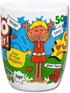 Cartoonmok Sarah - 50 Jaar 19 Cartoonmok Sarah - 50 Jaar -Brita Shop 901x1200