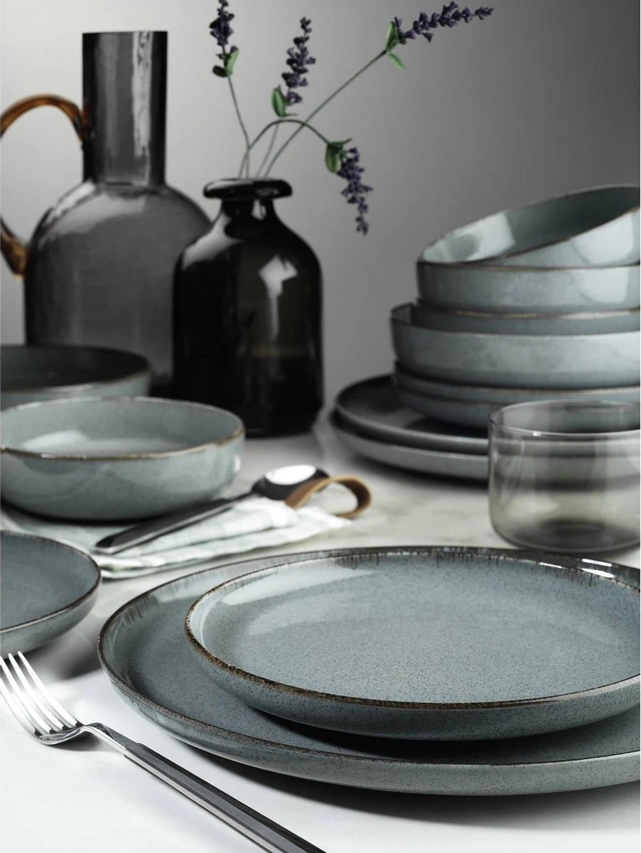 Palmer Serviesset Antigo Porselein 4-persoons 16-delig Blauw 9 Palmer Serviesset Antigo Porselein 4-persoons 16-delig Blauw - Afbeelding 7