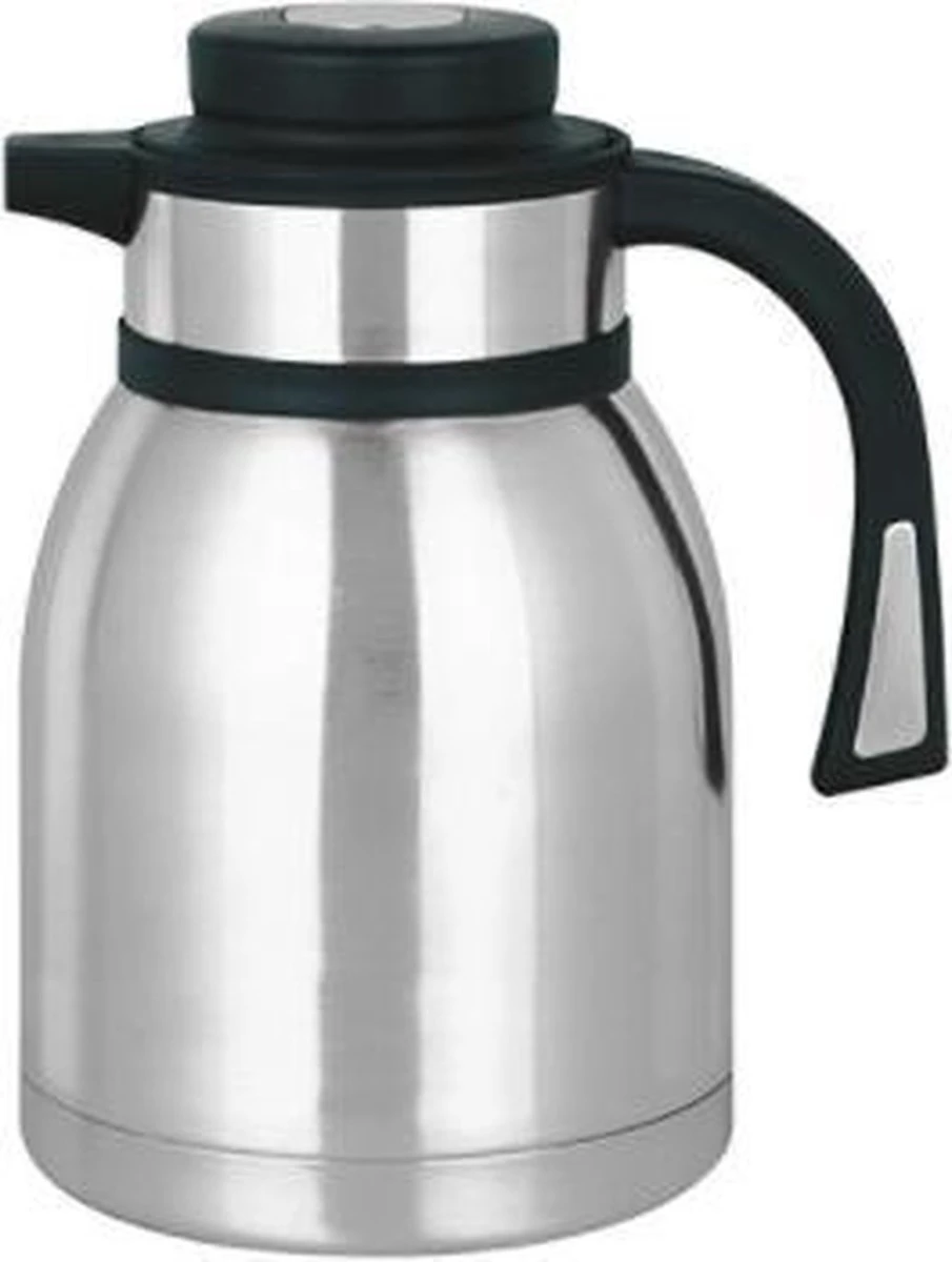 Emga - Isoleerkan - 1,5 Liter - Zwart - Dubbelwandig - RVS 3 Emga - Isoleerkan - 1,5 Liter - Zwart - Dubbelwandig - RVS