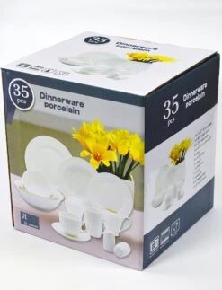 JT Serviesset - Wit - 35delig - 4 Persoons - Luxe Reliëf Design 17 JT Serviesset - Wit - 35delig - 4 Persoons - Luxe Reliëf Design -Brita Shop 917x1200 3