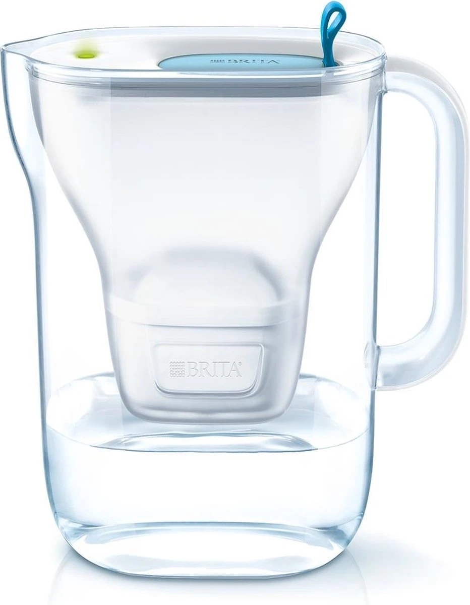 BRITA - Waterfilterkan Style Cool - Blauw - 2,4L + 3 MAXTRA+ Waterfilterpatronen 10 BRITA - Waterfilterkan Style Cool - Blauw - 2,4L + 3 MAXTRA+ Waterfilterpatronen - Afbeelding 8