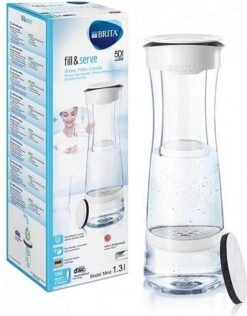 BRITA - Fill&Serve Waterfilterkaraf - 1,3L - Wit Grafiet - Inclusief 1 MicroDisc Waterfilter 29 BRITA - Fill&Serve Waterfilterkaraf - 1,3L - Wit Grafiet - Inclusief 1 MicroDisc Waterfilter -Brita Shop 937x1200