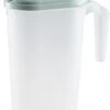 Waterkan/sapkan Transparant/mintgroen Met Deksel 1.6 Liter Kunststof - Smalle Schenkkan Die In De Koelkastdeur Past -Brita Shop 968x1200